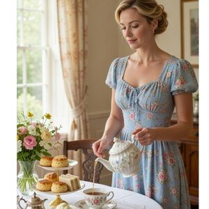 Johnson Brothers Summer Chintz Floral Teapot with Lid